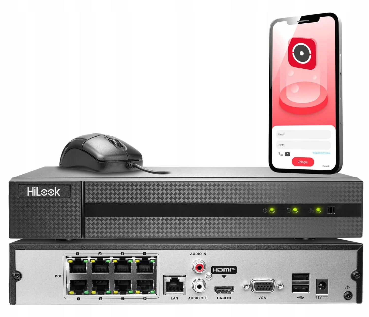 Zestaw do monitoringu dom 6x IPCAM-B2-30DL FullHD PoE Hybrid Light 20/30m - obrazek 5