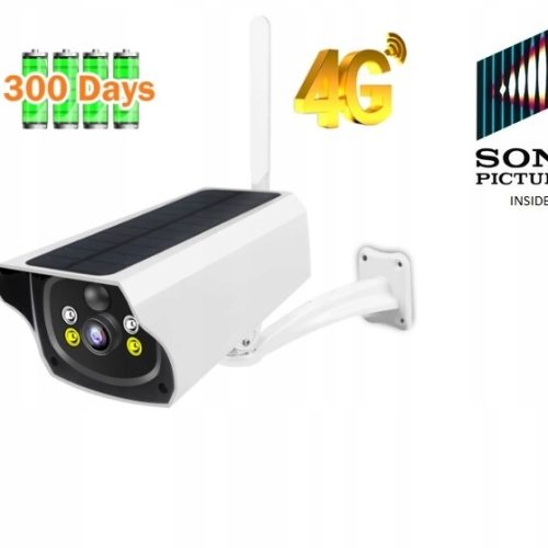 KAMERA SOLARNA GSM 3G 4G +PANEL SOLARNY+ karta SIM