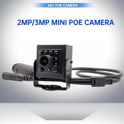 Kamera IP PINHOLE 4mpx 48V POE AUDIO PODCZERWIEŃ Mini kamera IP ONVIF P2P