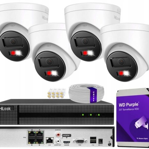 Zestaw monitoringu dom kamera IP 4x IPC-T280HA-LUF...