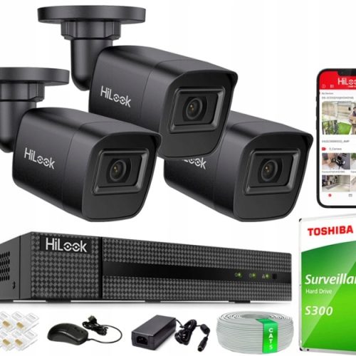 Zestaw monitoringu dom kamera zewnętrzna IP 3x IP...