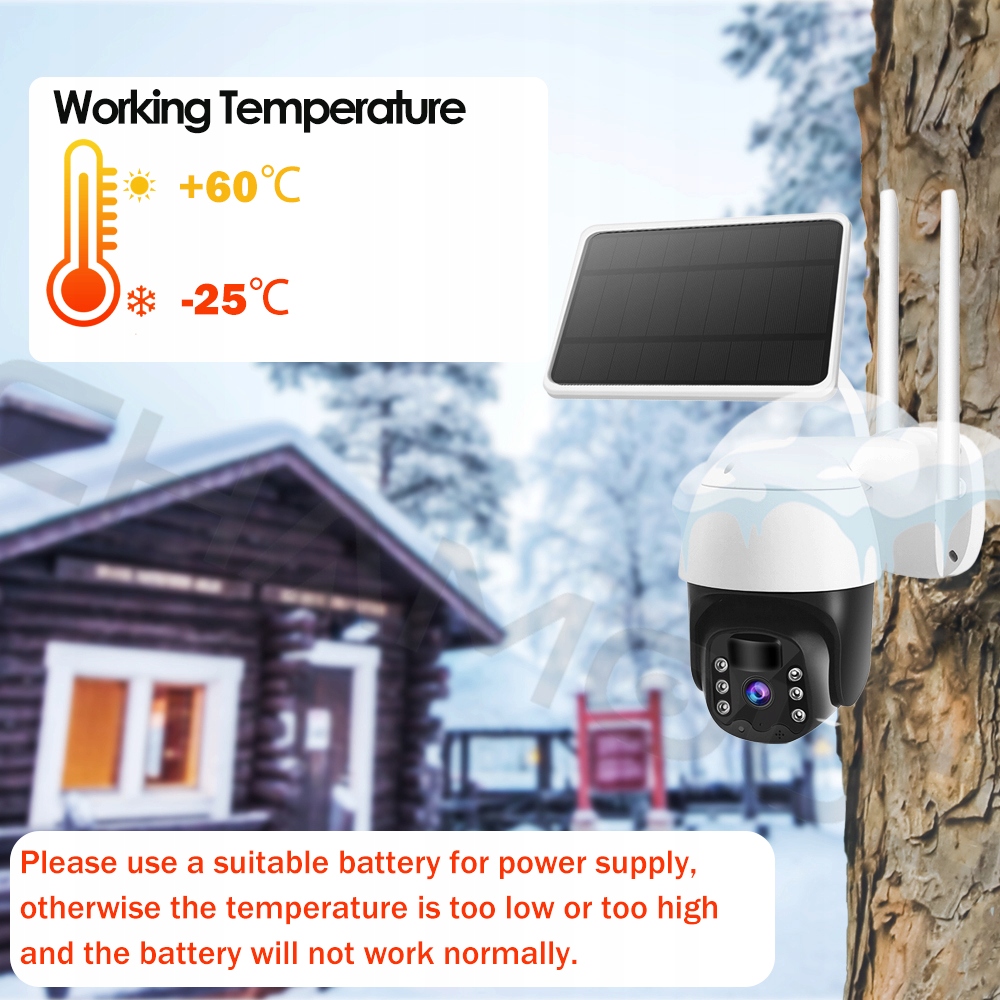 KAMERA 4G GSM LTE SOLARNA SIM APP Tuya Smart Live - obrazek 10
