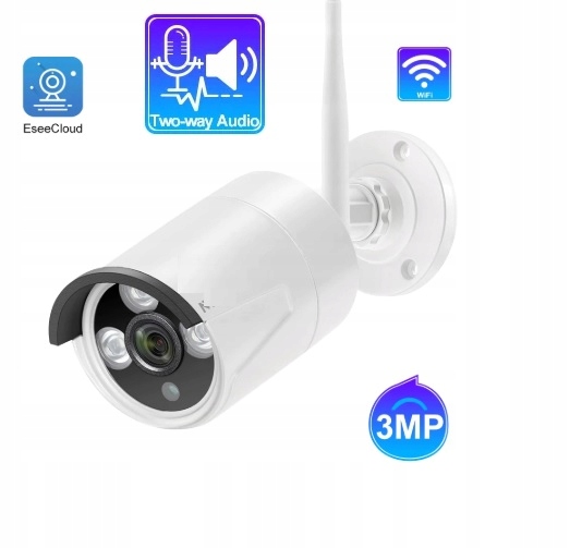 KAMERA WIFI MISECU MI-JA-608AW-AI-30 do zest z LCD