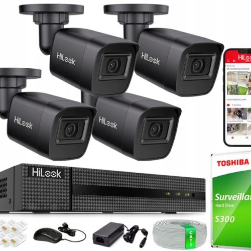 Zestaw monitoringu dom kamera zewnętrzna IP 4x IP...