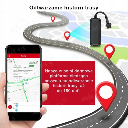Lokalizator Nadajnik GPS Micodus ML500G 4G SIM Mag...