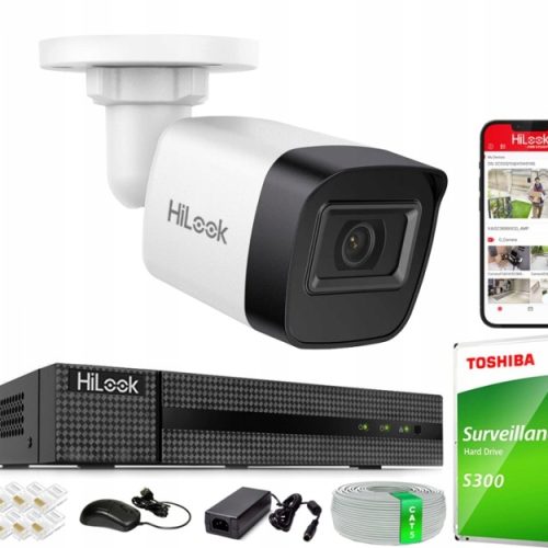 Zestaw do monitoringu dom kamera zewnętrzna IP 1x...