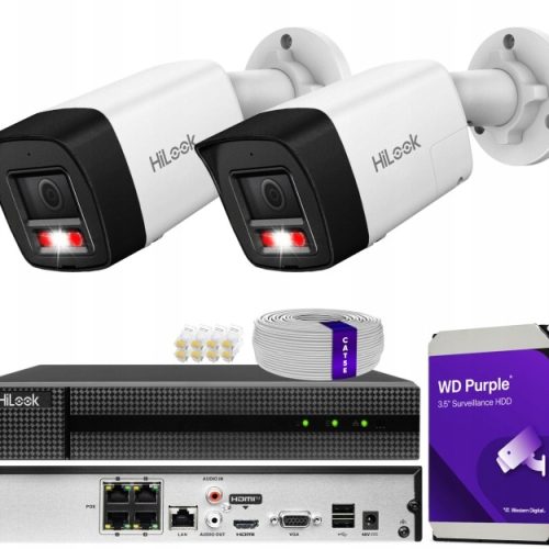 Zestaw monitoringu dom kamera IP 2x IPC-B180HA-LUF...