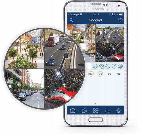 Kamera IP 2Mpx WiFi 2.8mm 3 diody IR LED 10m ipox