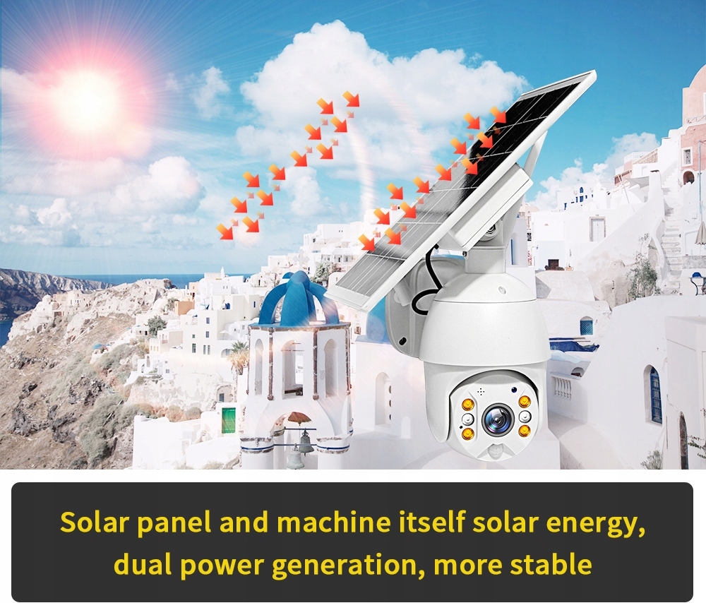 KAMERA 4G LTE BEZPRZEWODOWA OBROTOWA SOLARNA - obrazek 6