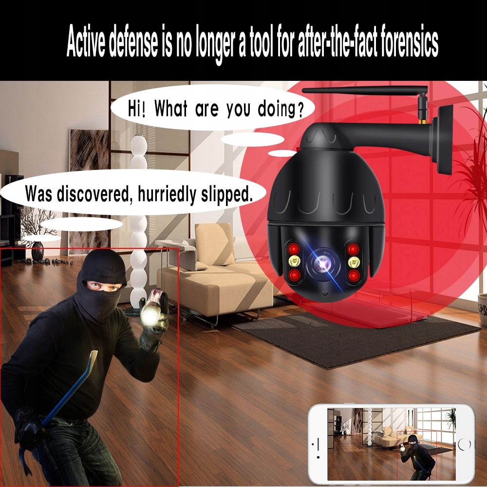 KAMERA OBROTOWA WIFI 8MPX 4K chmura Auto śledzenie - obrazek 9