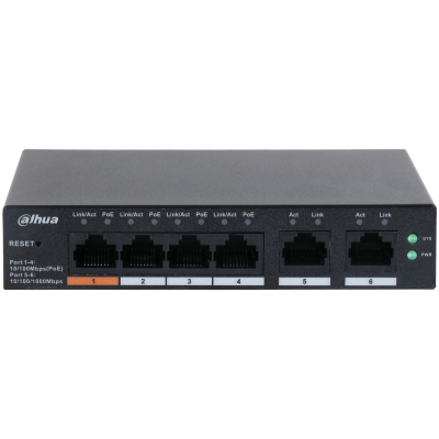 SWITCH POE CS4006-4ET-60 4-PORTOWY DAHUA - obrazek 6