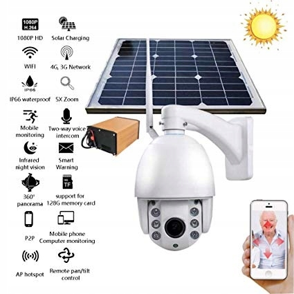 Kamera 5Mpx SIM GSM 4G LTE WIFI solarna z panelem