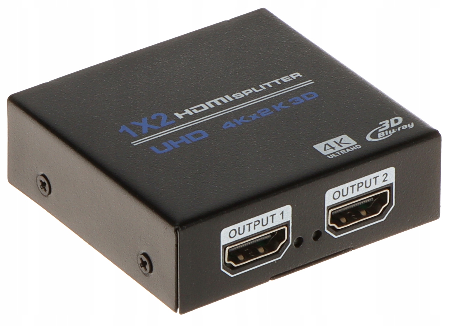 ROZGAŁĘŹNIK HDMI 1 WEJŚCIE 2 WYJŚCIA 3D 4K UHD ROZDZIELACZ HDMI - obrazek 2