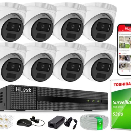 Zestaw monitoringu dom kamera IP 8x IPC-T241H-C NV...