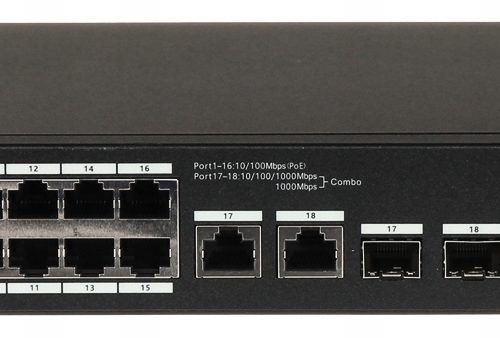 SWITCH PRZEMYSŁOWY POE S3218-16ET-135 16-PORTOWY ...