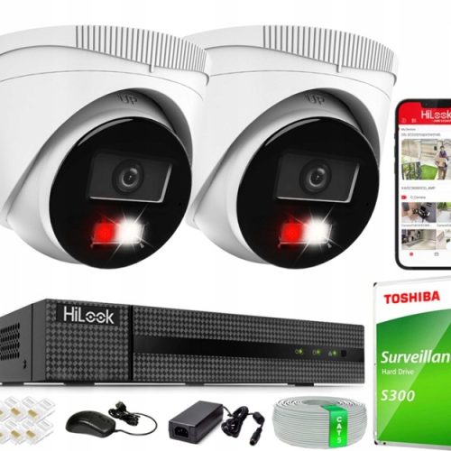 Zestaw monitoringu dom kamera IP 2x IPC-T240HA-LU ...