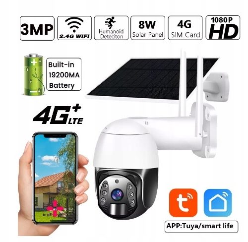 Kamera 3MPX FULL HD GSM SIM 4G Bateria 3G 4G LTE