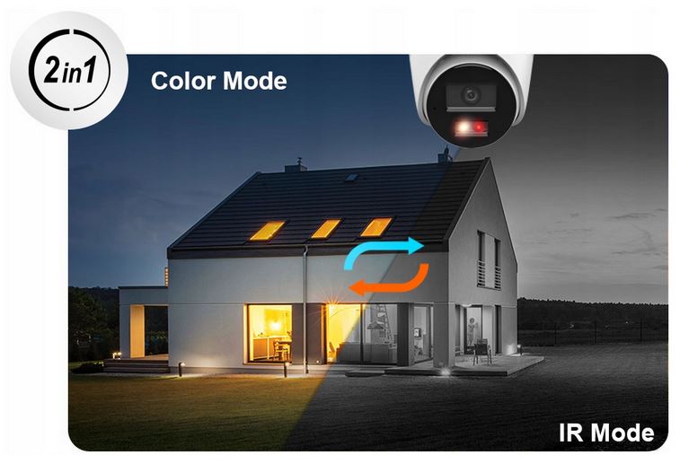 Monitoring WiFi Zestaw Hilook 4Mpx Kamery Dual Light Audio Podgląd 24/7 - obrazek 11
