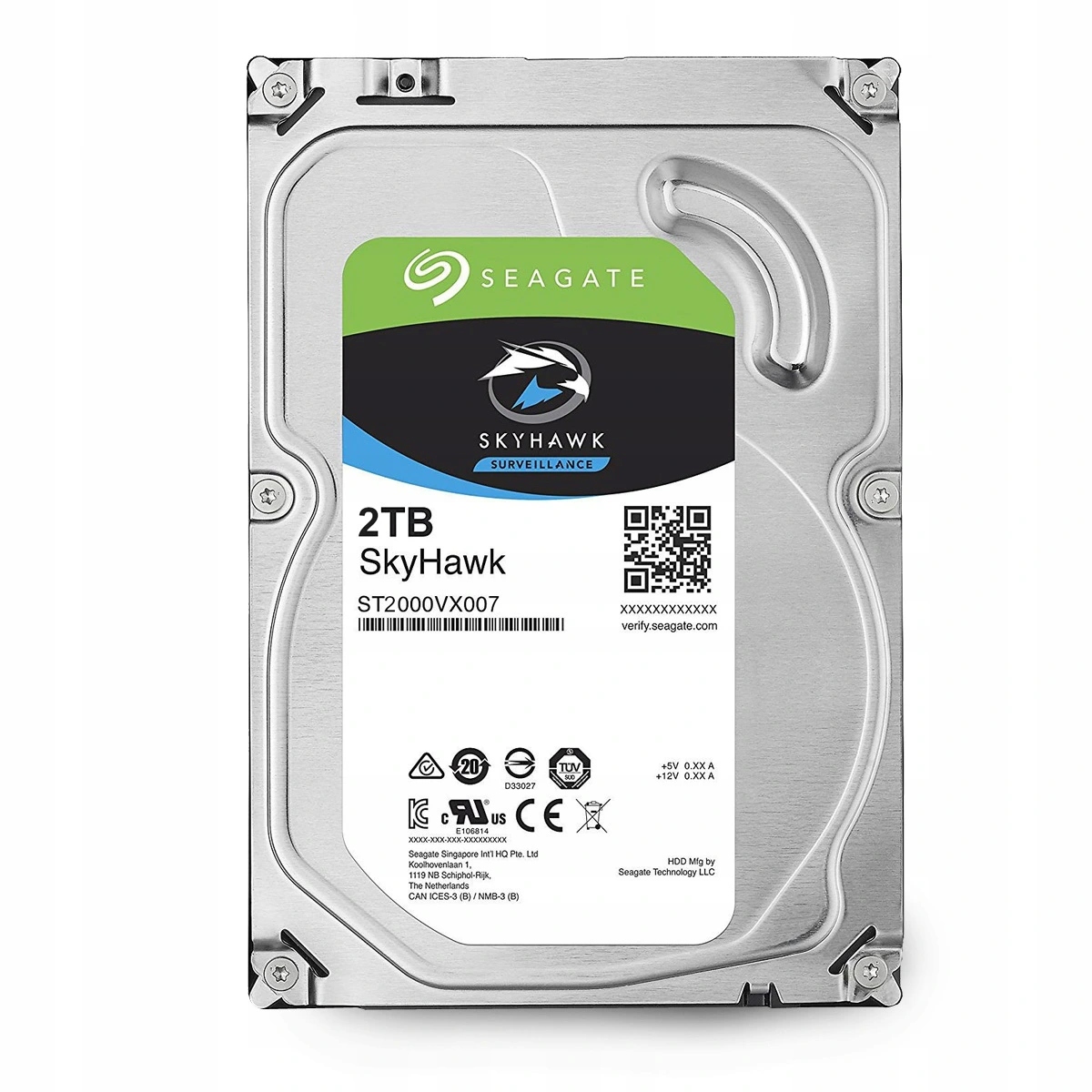 Dysk twardy Seagate SkyHawk 2TB SATA III 3,5" - obrazek 2