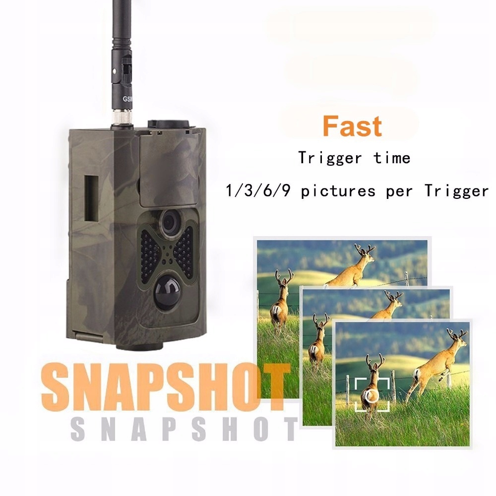 Kamera Leśna 12MPX fotopułapka MMS 3G GSM + SIM - obrazek 3