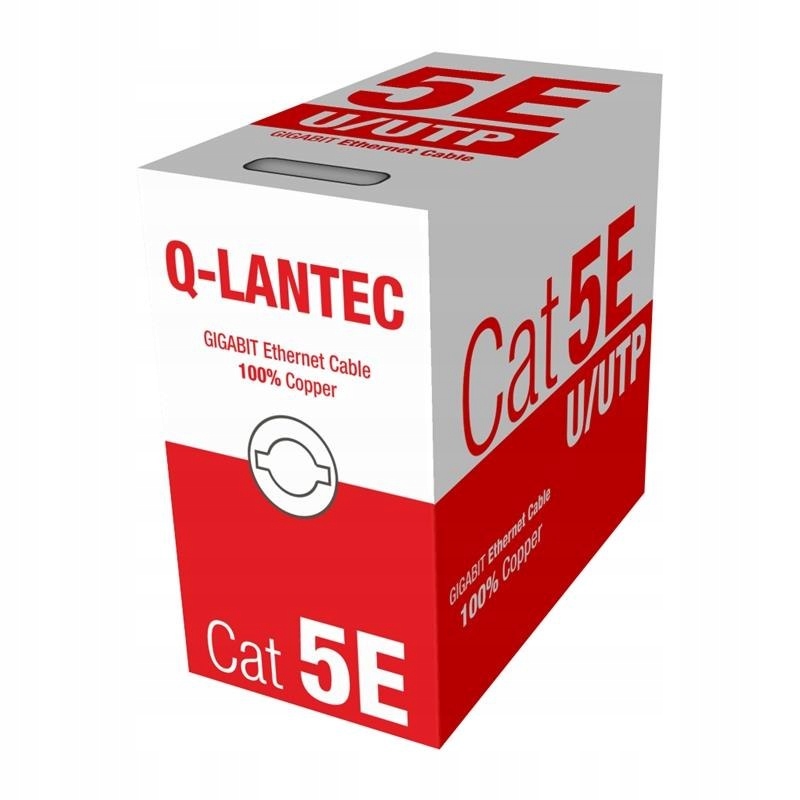 KIU5PVC305Q Kabel UTP kat.5e PVC 4PR 305m Q-LANTEC - obrazek 3