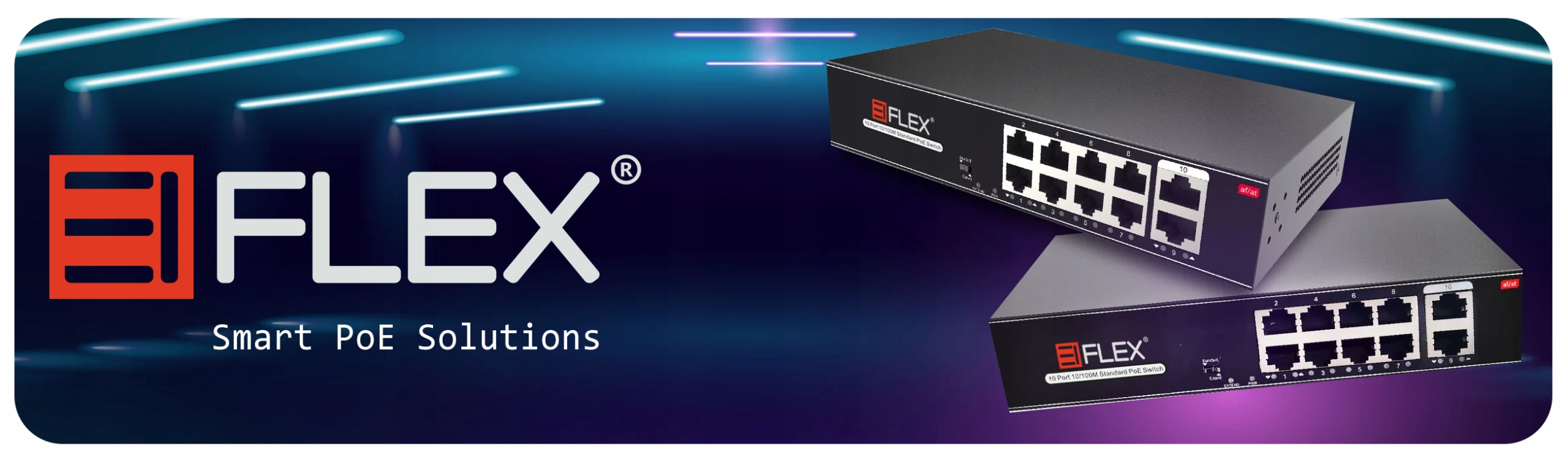 Switch PoE 16x POE +2x Gigabit Uplink 160W montaż RACK 1U EIFLEX - obrazek 6