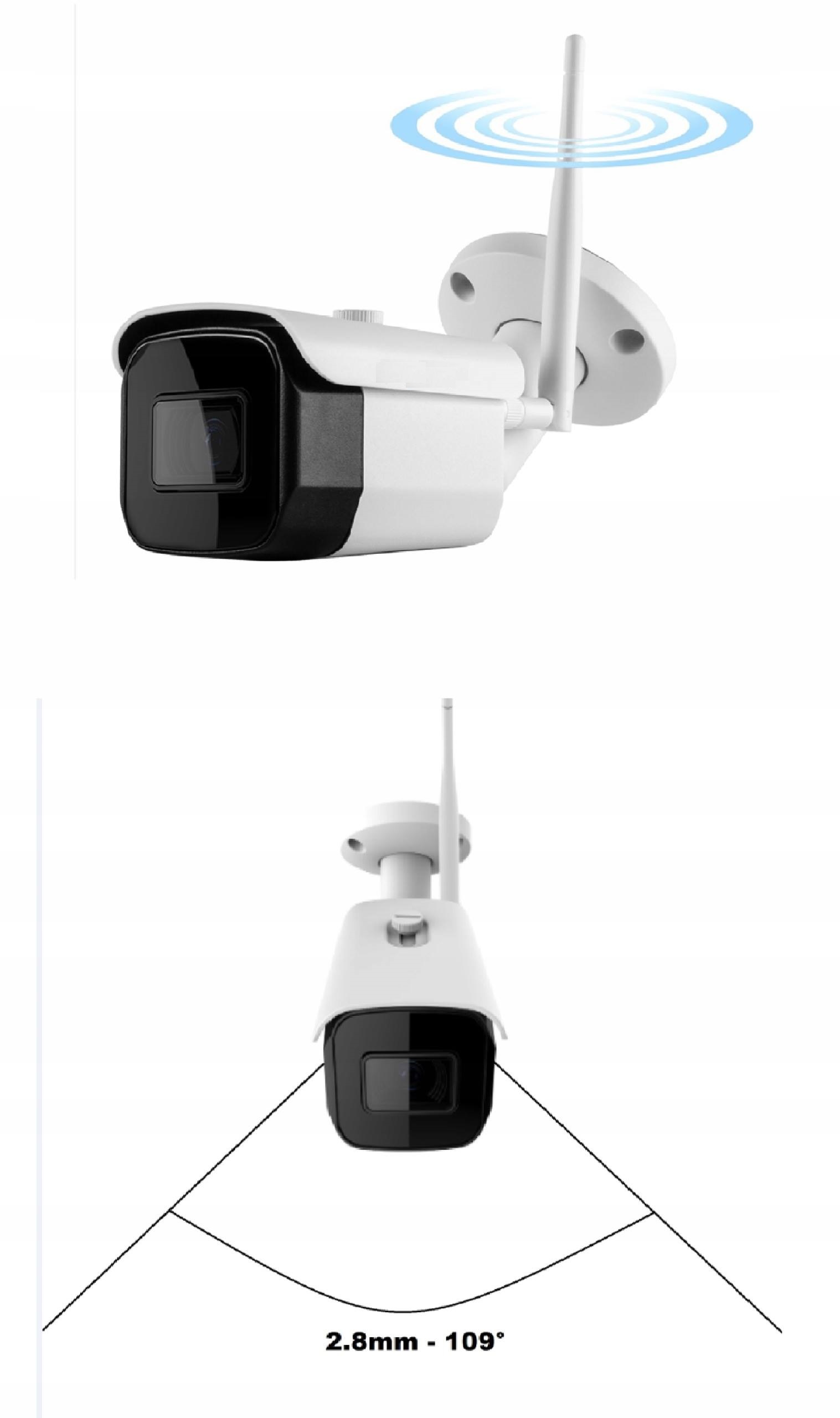 Zestaw do monitoringu wifi 4 kamery zewnętrzne - obrazek 2