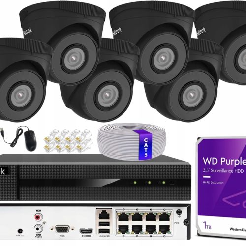 Zestaw do monitoringu HiLook by Hikvision IPCAM-T5...