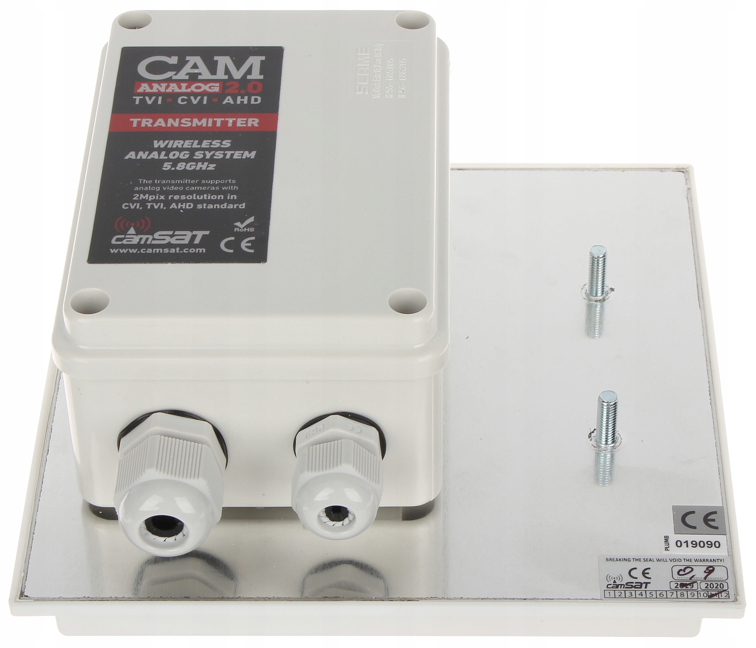 ZESTAW DO TRANSMISJI BEZPRZEWODOWEJ 5.8 GHz AHD HD-CVI HD-TVI CVBS 1080p - obrazek 4