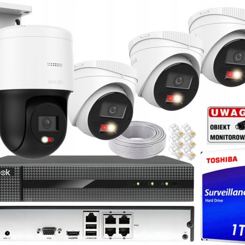 Zestaw do monitoringu Hikvision PTZ-KIT-4MPX HiLoo...