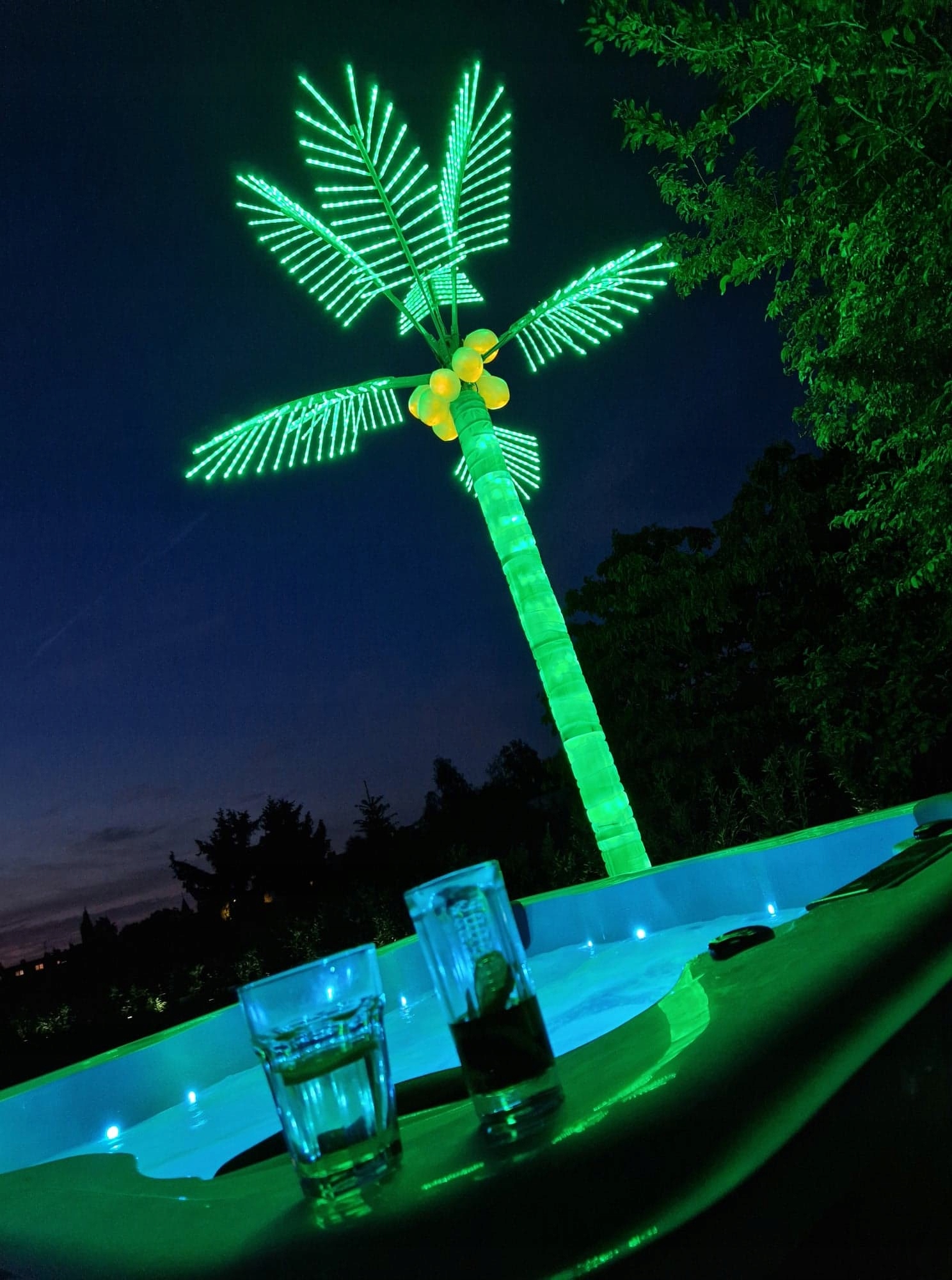 PALMA LED ZEWNĘTRZNA DO OGRODU 4,5m 3045 szt. led - obrazek 12