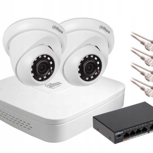 ZESTAW MONITORINGU IP DAHUA NVR KOPUŁOWE 4MPX
