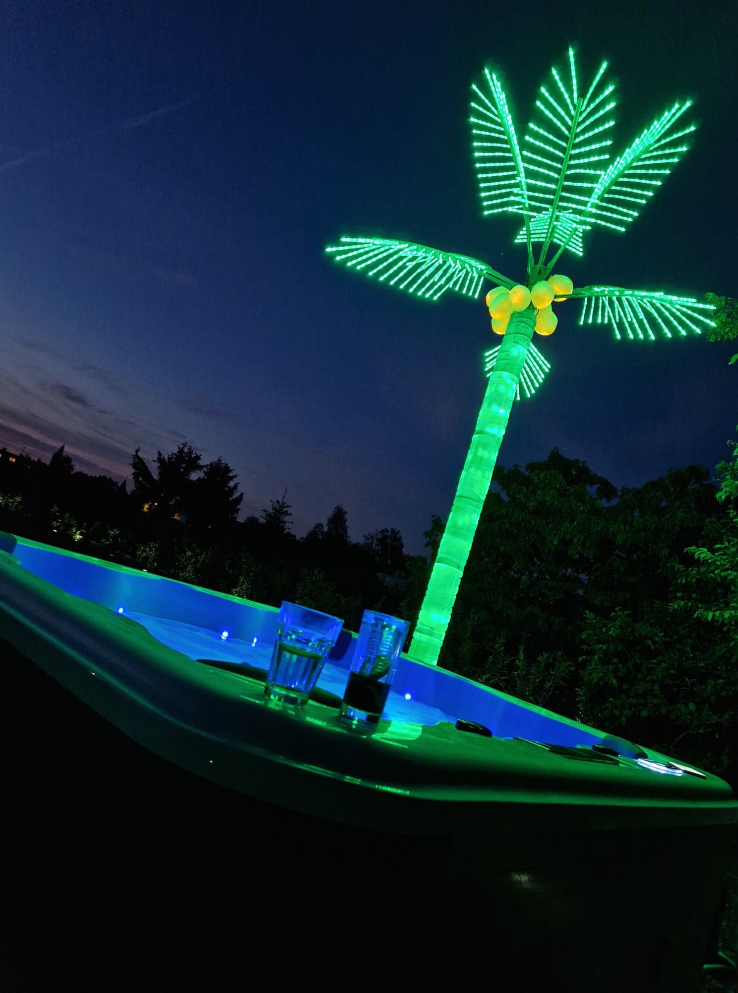 PALMA LED ZEWNĘTRZNA DO OGRODU 4,5m 3045 szt. led - obrazek 5