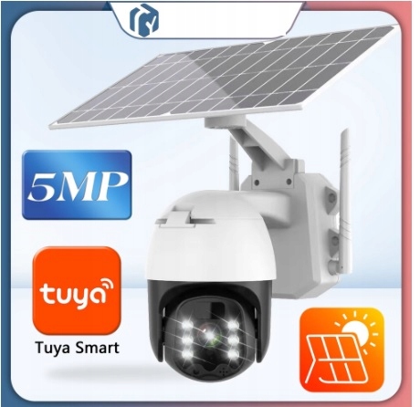 KAMERA NA BATERIE SOLARNA WIFI 5MP TUYA SMART LIVE NOWOŚĆ!