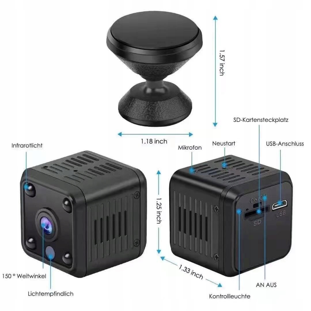 MINI KAMERA WIFI NA BATERIE SZPIEGOWSKA APP TUYA - obrazek 3