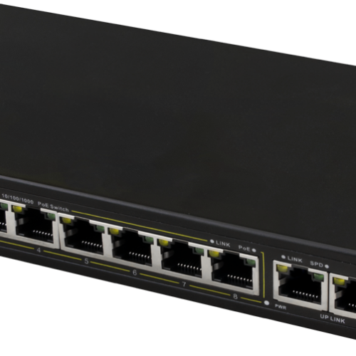 SWITCH POE PULSAR SG108 10-PORTÓW (8xPoE + 2xUPLI...