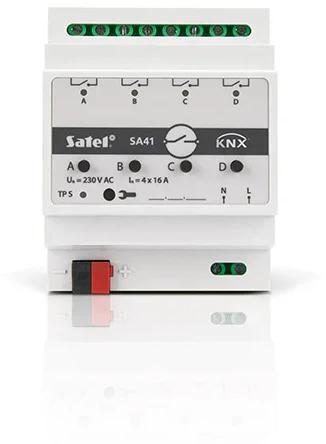 SATEL KNX 4-kanałowy aktor przełączający KNX-S...