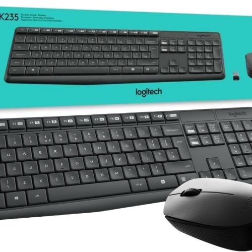 Zestaw bezprzewodowy Logitech MK235 Wireless Deskt...