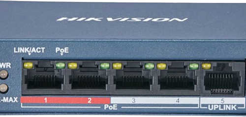 SWITCH POE HIKVISION DS-3E0105P-E/M(B)