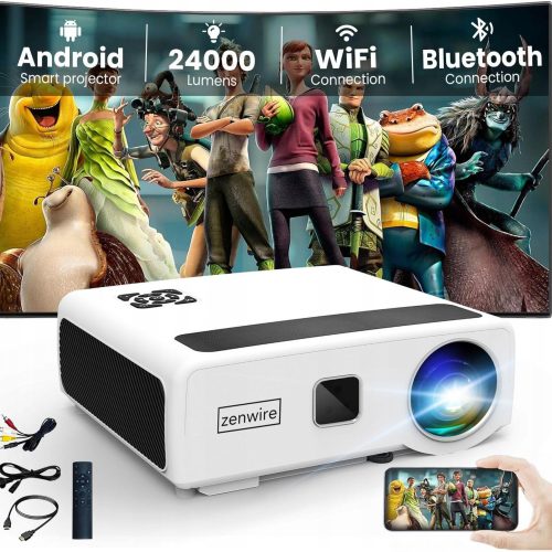 Projektor Zenwire e660h Android 9.0 Full HD 24000l...