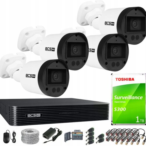 Zestaw do monitoringu BCS CCTV-KIT-BCS-B-TA15FSR4(...