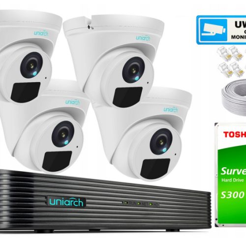 Zestaw monitoringu Hikvision IPC-T124-APF28-KIT4