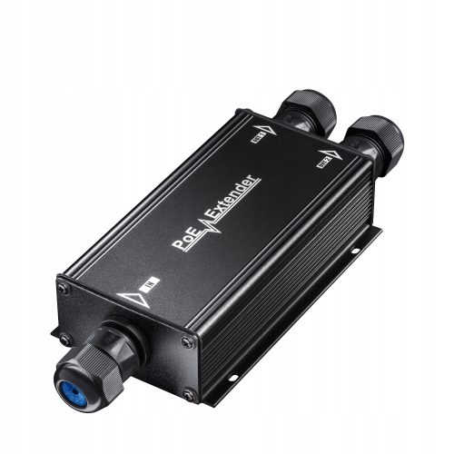 Zewnętrzny IP67 extender Adapter 1×2 Gigabit...
