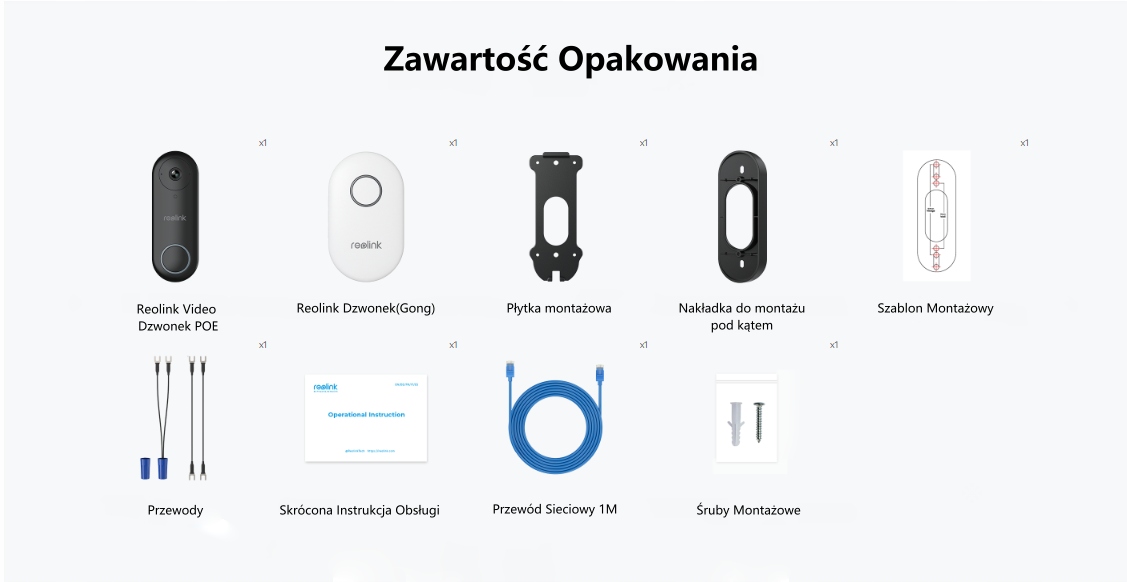 Wideo dzwonek do drzwi Reolink POE 2k+ 5Mpix Video Doorbell - obrazek 6