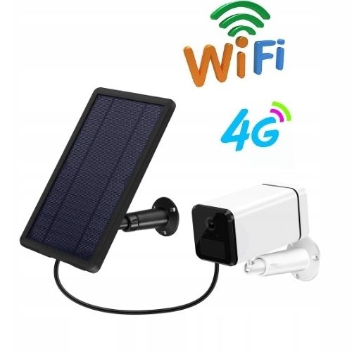 Kamera Solarna Zewnętrzna GSM 4G LTE na kartę SI...