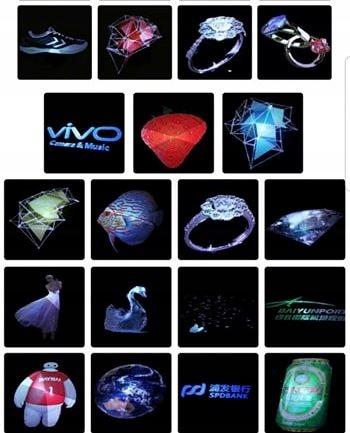 NOWOCZESNA FORMA REKLAMY PROJEKTOR HOLOGRAM 3D - obrazek 11