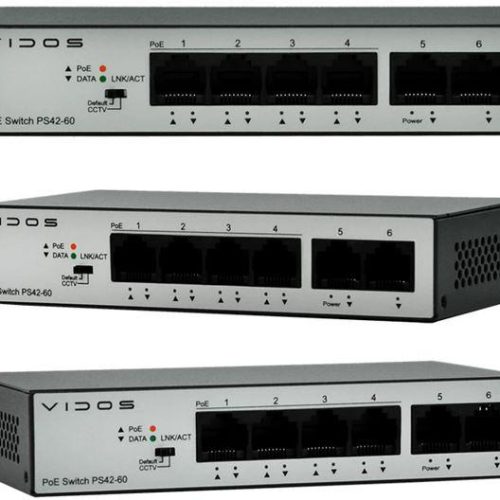 Switch PoE 4 portowy VIDOS ONE PS 42/60