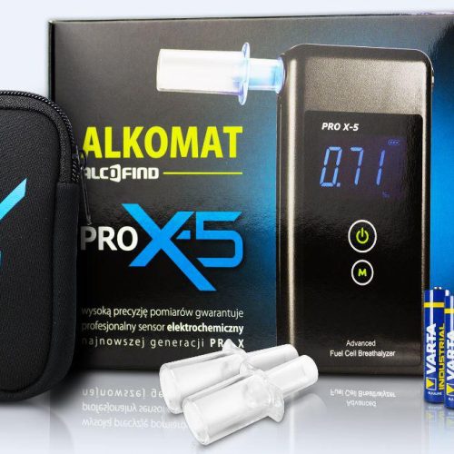 Alkomat Alcofind Pro x-5+ 5 lat gwarancji, 12 mc s...