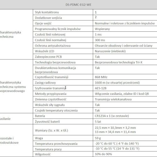 HIKVISION Czujnik kontaktronowy AX PRO DS-PDMC-EG2...