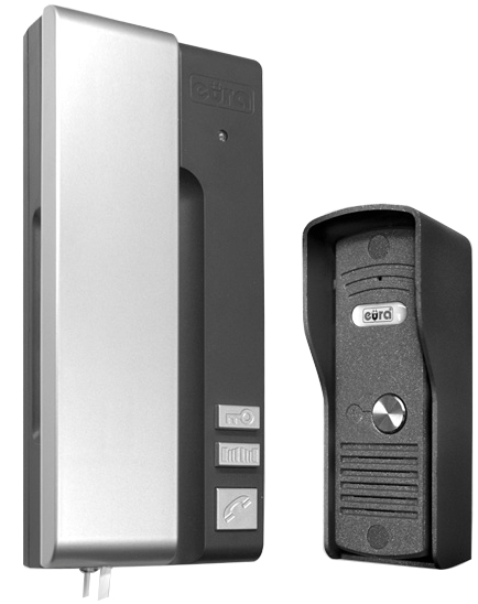 DOMOFON EURA ADP-30A3 "uno" grafitowo-srebrny - obrazek 2